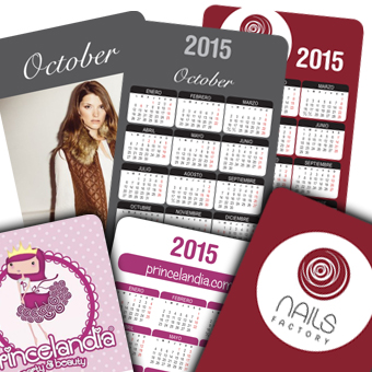 Calendarios 2015 90x60 mm